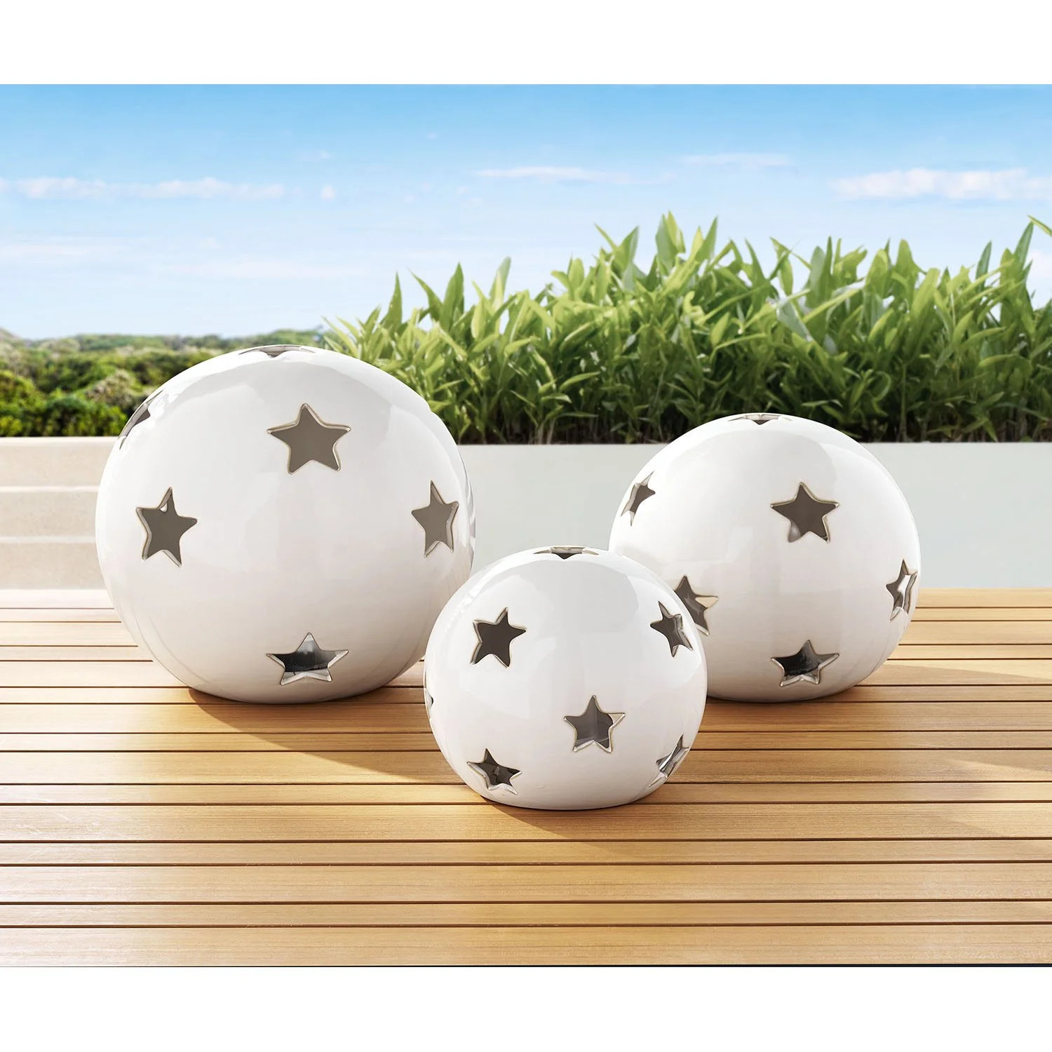 Member's Mark Ceramic Globe LED Lighting, Set of 3 | Sam's Club