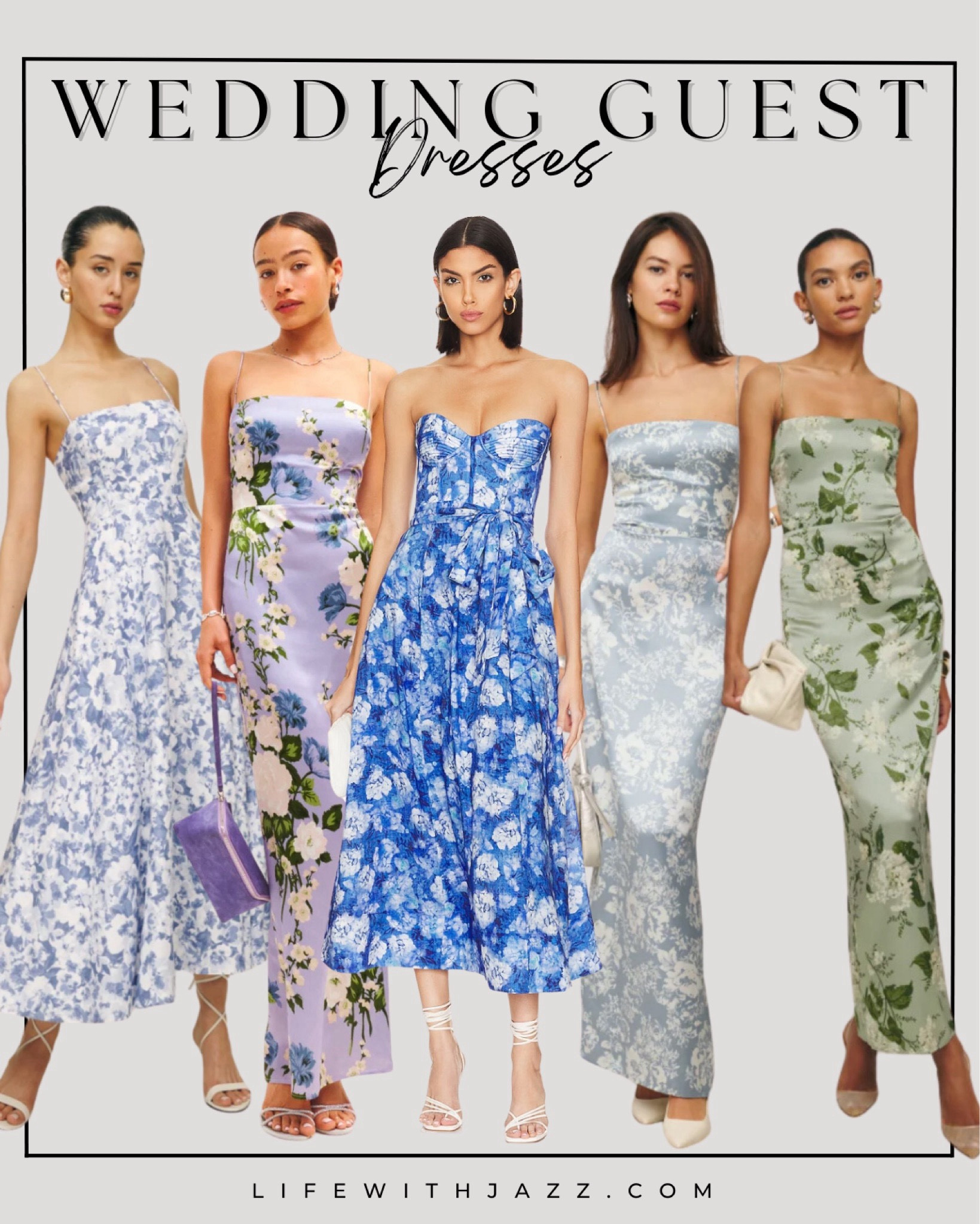Summer floral wedding guest dresses 💜 

Wedding guest / dresses / spring / florals / maxi / midi / special occasion 

#LTKSeasonal #LTKWedding #LTKStyleTip