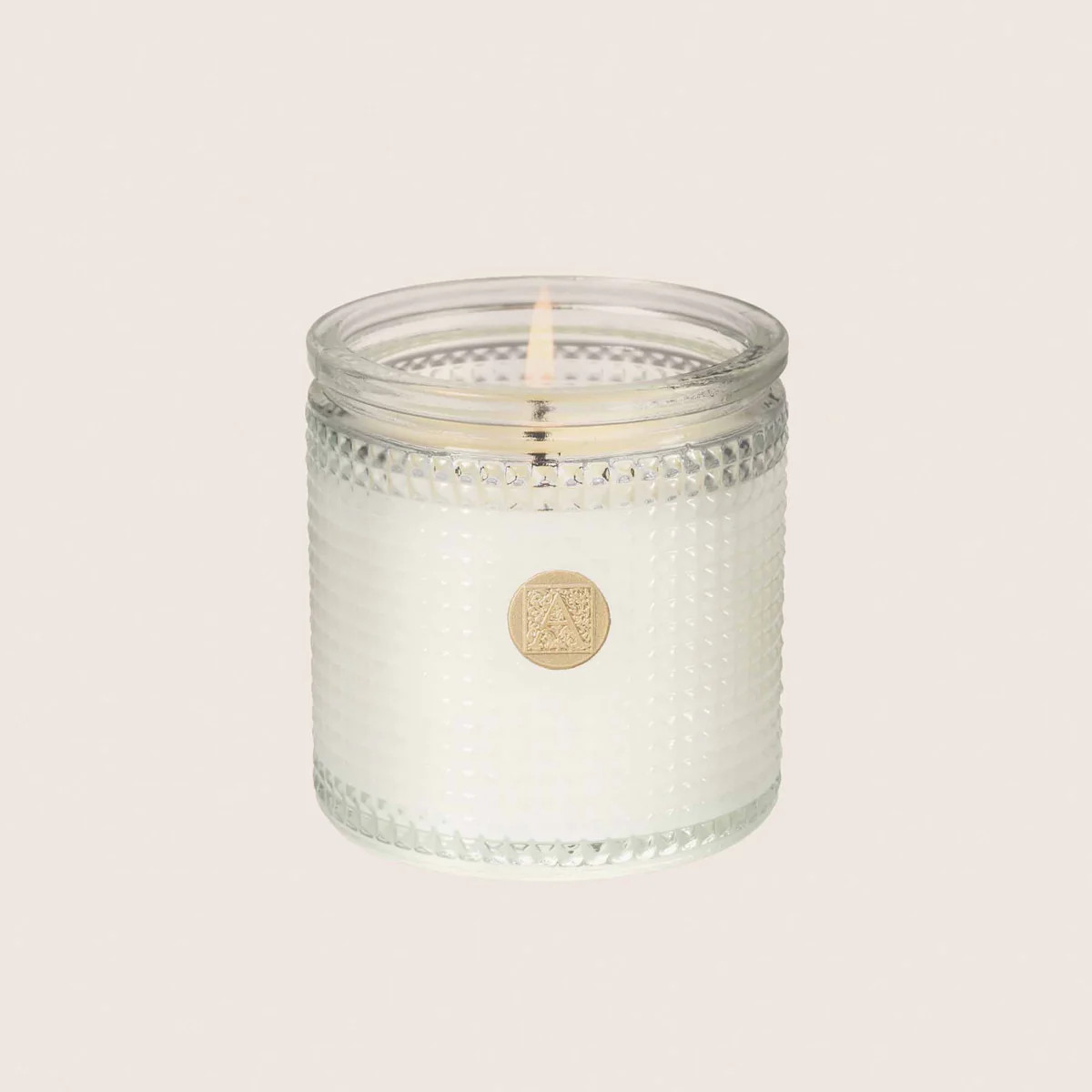 The Smell of Gardenia - Textured Glass Candle | Aromatique