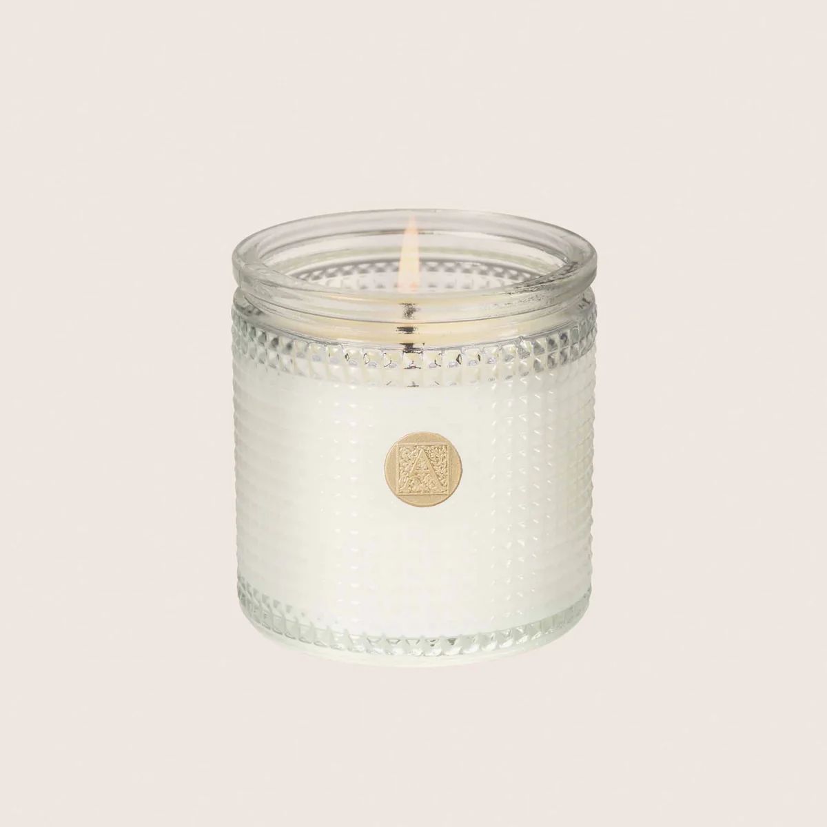 The Smell of Gardenia - Textured Glass Candle | Aromatique