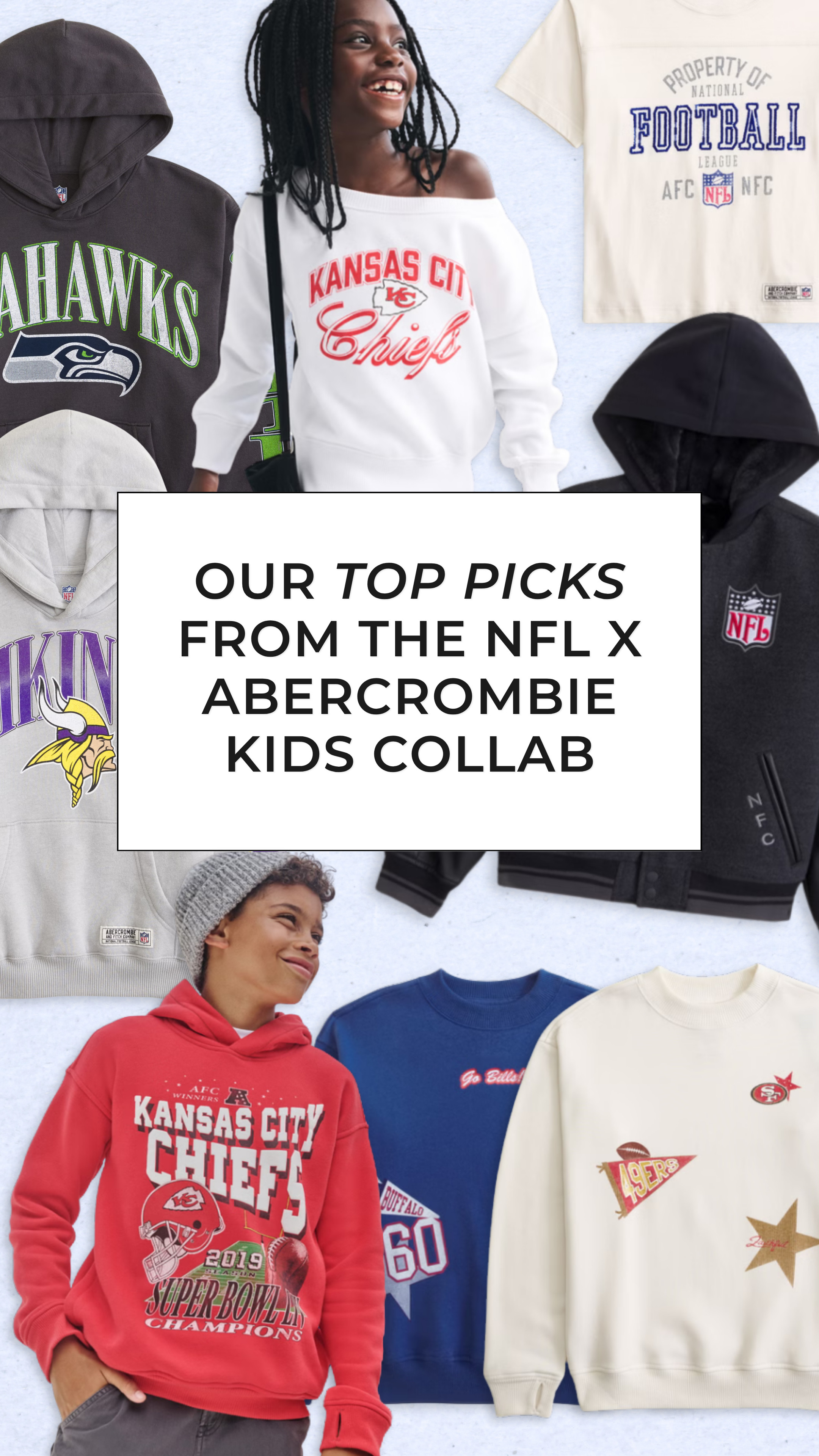 Are you ready for some football?! 🏈 Your little fan can rep their home team with these top picks from the NEW NFL x Abercrombie Kids collection!  

 #LTKSeasonal #LTKKids