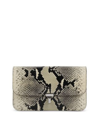 Toteme T-Lock Python Embossed Leather Crossbody Bag | Bloomingdale's (US)