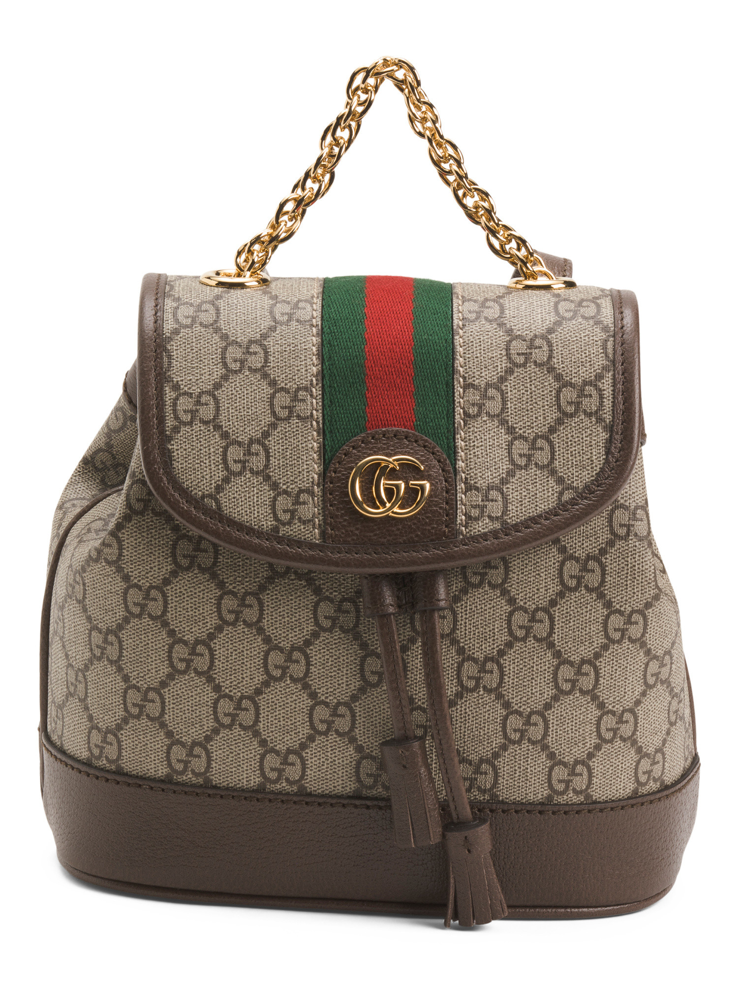Made In Italy Supreme Canvas And Leather Ophidia Mini Backpack | TJ Maxx