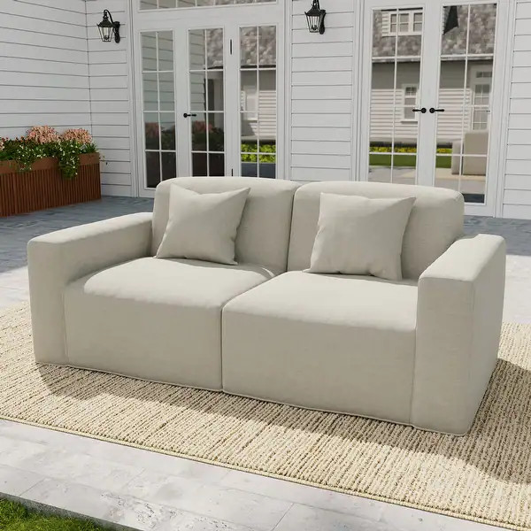 No Assembly Couch Outdoor Patio Modular Sofa - Bed Bath & Beyond - 44031995 | Bed Bath & Beyond