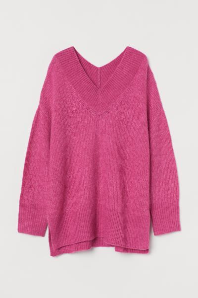 V-neck Wool-blend Sweater | H&M (US)