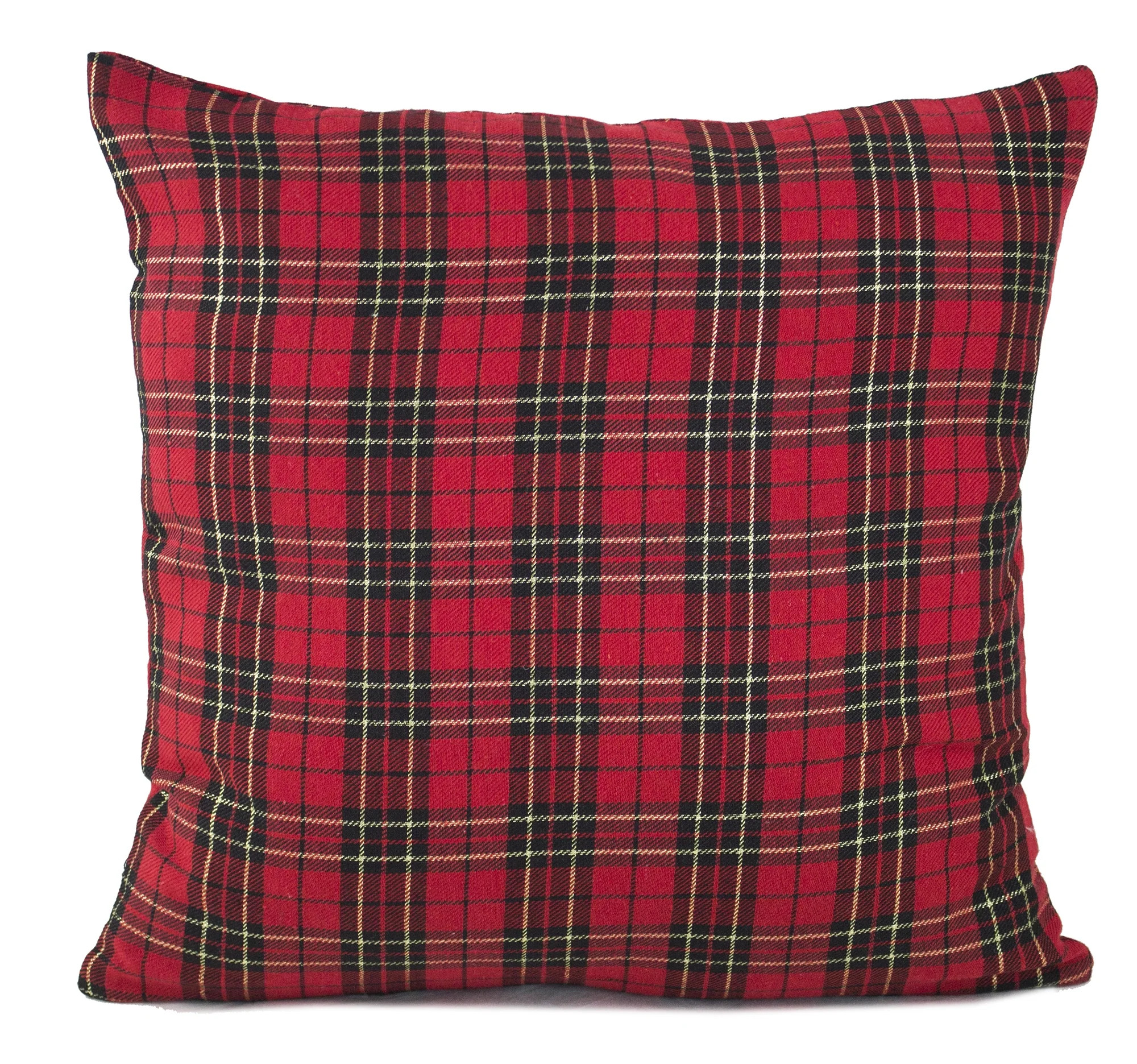 Holiday Tartan Plaid Dazzle Christmas Decorative Pillow (17"x17" Throw Pillow) | Walmart (US)