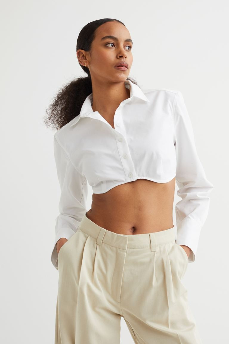 Cropped Bluse | H&M (DE, AT, CH, NL, FI)