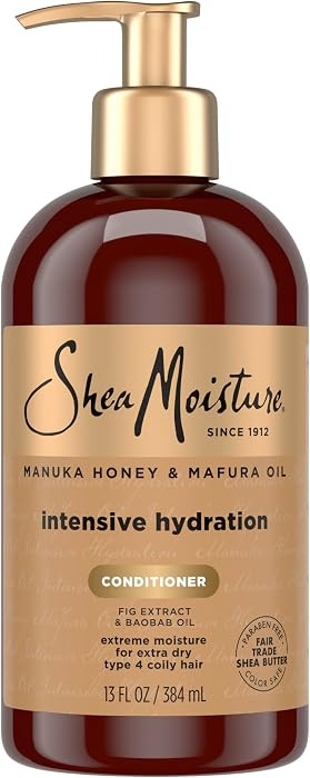 SheaMoisture Intensive Hydration Conditioner Manuka Honey and Mafura Oil for Dry, Damaged Hair De... | Amazon (US)
