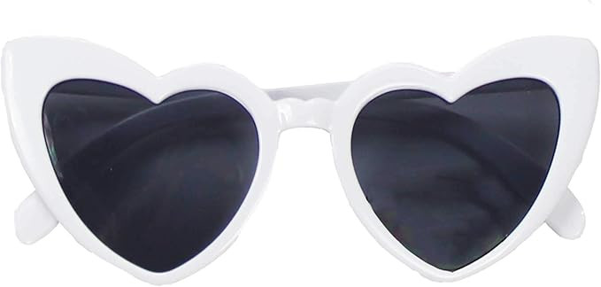Heart Sunglasses for Women/Heart Sunglasses, Heart Shape Sunglasses Bachelorette | Amazon (US)