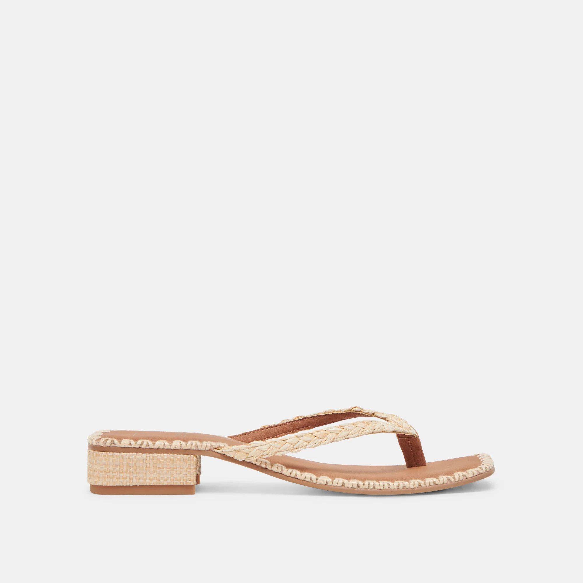 BARTY SANDALS LT NATURAL RAFFIA | DolceVita.com
