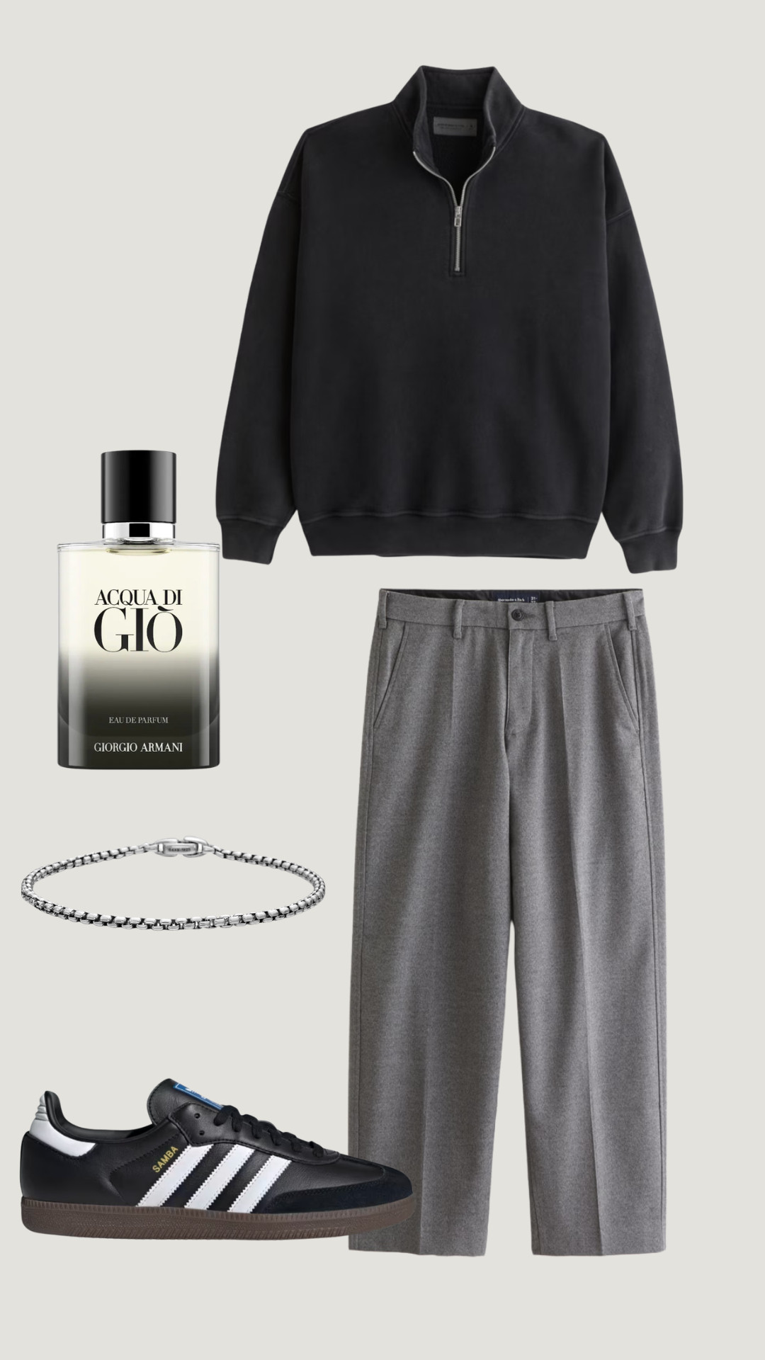 This is how you make casual look sharp. Tailored trousers with a clean quarter zip instantly elevate your everyday outfit without sacrificing comfort. Easy formula you can wear on repeat.

Hashtags:
#mensfashion #smartcasual #mensoutfit #minimalstyle #streetwearmen #ltkfashion #outfitformula #mensstyleinspo #modernmenswear #capsulewardrobe #cleanstyle #dailyoutfit #menswearstyle 

 #LTKdayinmylife #LTKgrwm #LTKMens