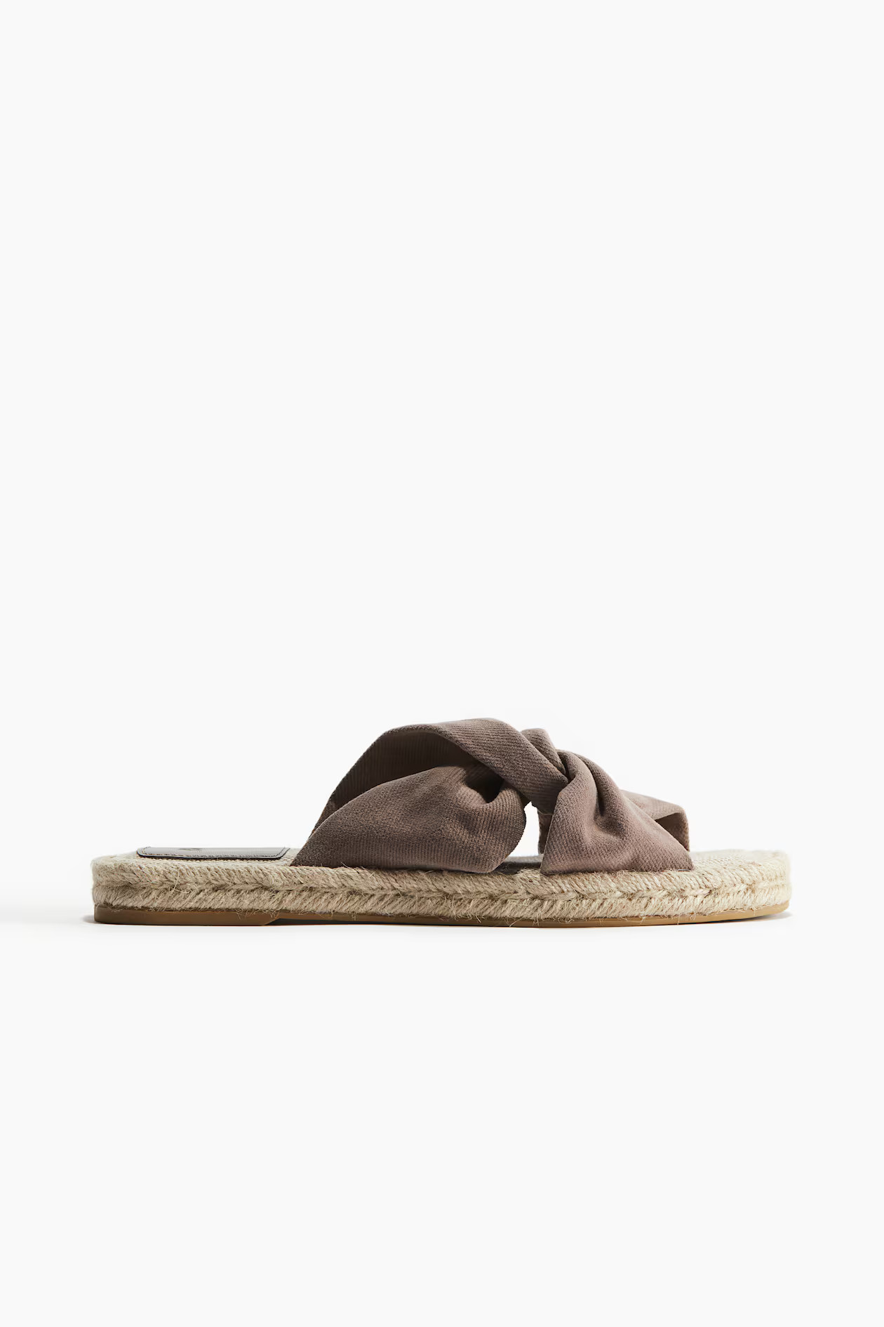 Twist-Detail Espadrille Sandals | H&M (US + CA)