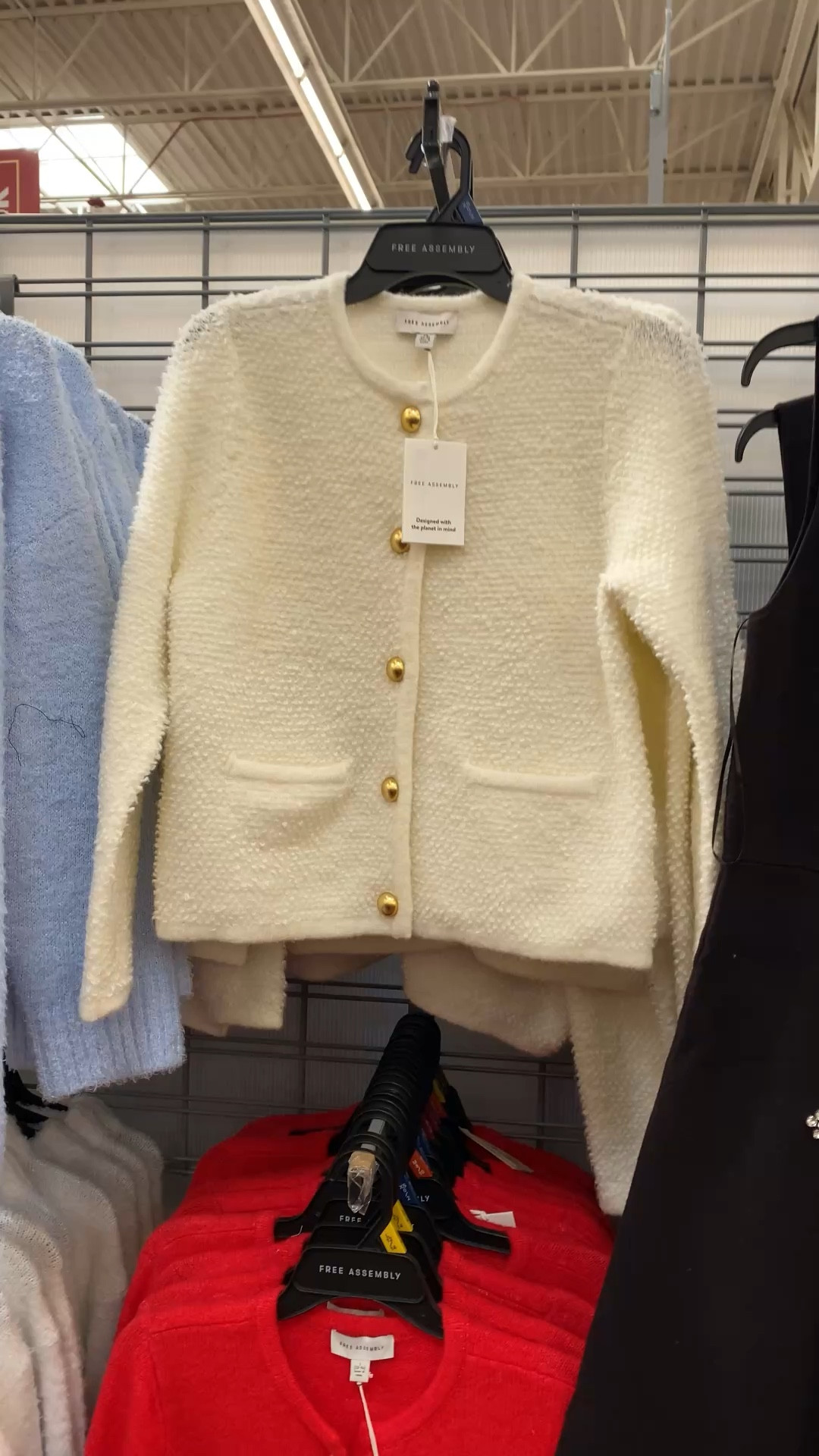 Affordable cardigan sweater under -$50 at Walmart. Amazing quality button down sweater by a brand called Free Assembly and they are so cute. These are easy to style sweaters 😍. It is a great deal! #LTKCyberWeek 

#LTKHoliday #LTKPetite