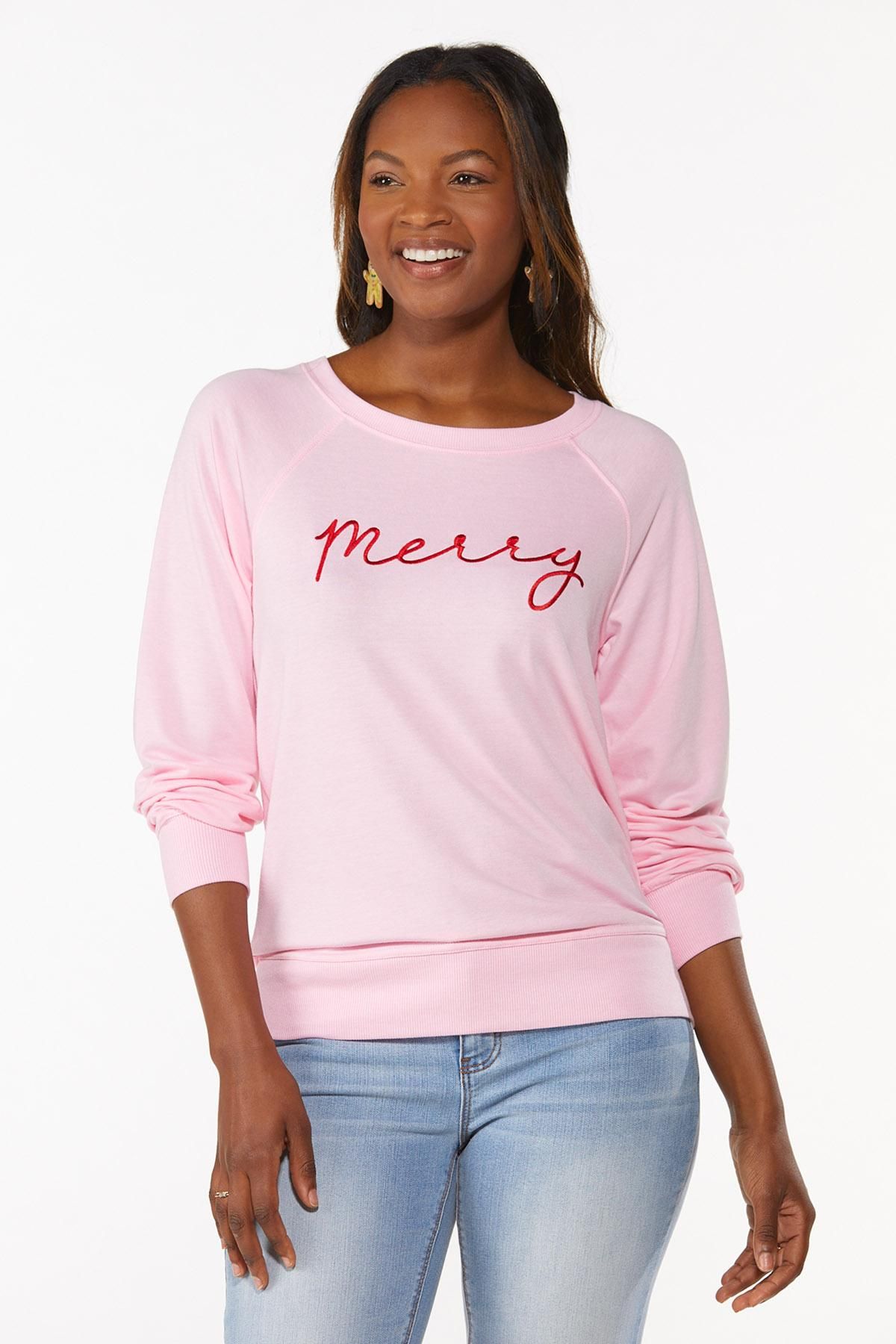 Plus Size Merry Sweatshirt | Cato Fashions