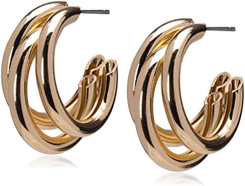 Amazon.com: Anne Klein Gold Huggie Hoop Earrings : Everything Else | Amazon (US)