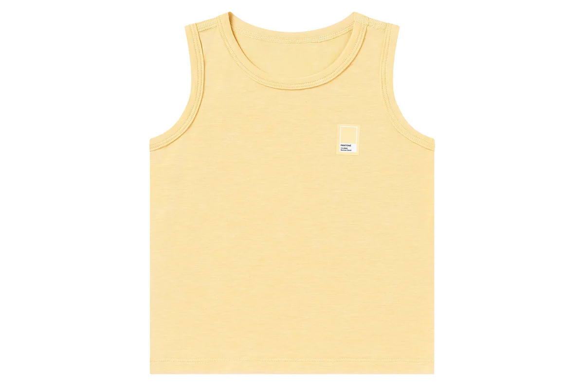 Bamboo Jersey Tank Top - Pantone Sunset Gold | Nest Designs