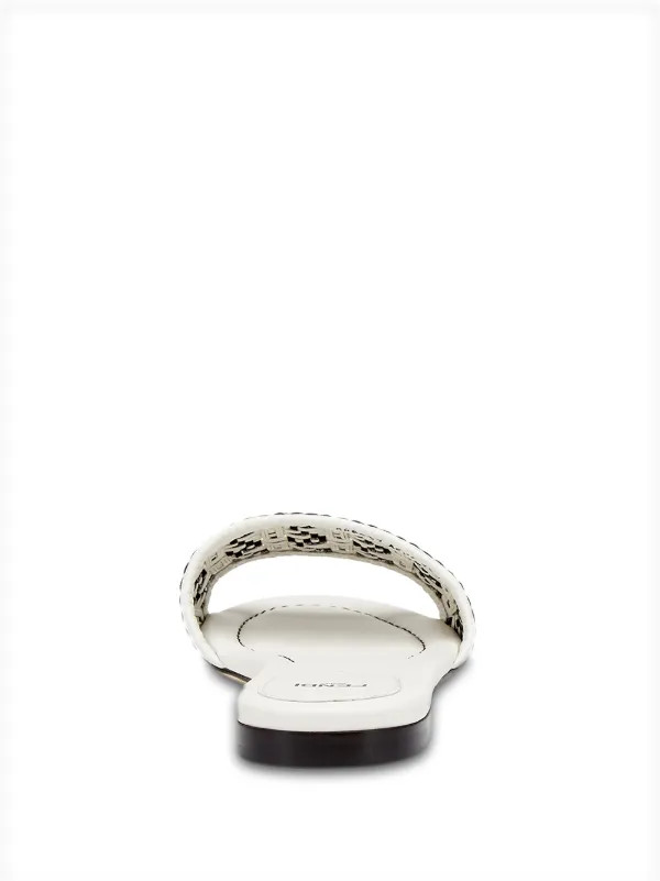 two-tone interwoven flat sandals | Farfetch (CA)