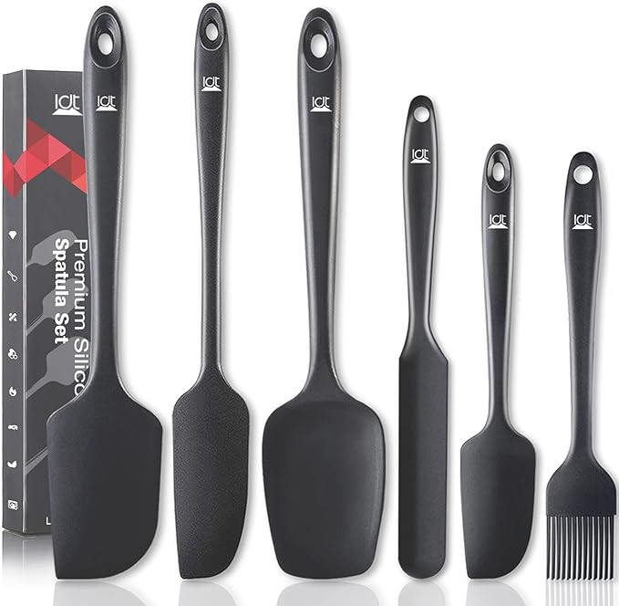 Silicone Spatula Heat Resistant Kitchen Spatulas for Non Stick Cooking and Baking, Seamless One P... | Amazon (US)