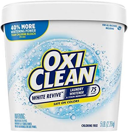 OxiClean White Revive Laundry Whitener + Stain Remover, 5 lbs. | Amazon (US)