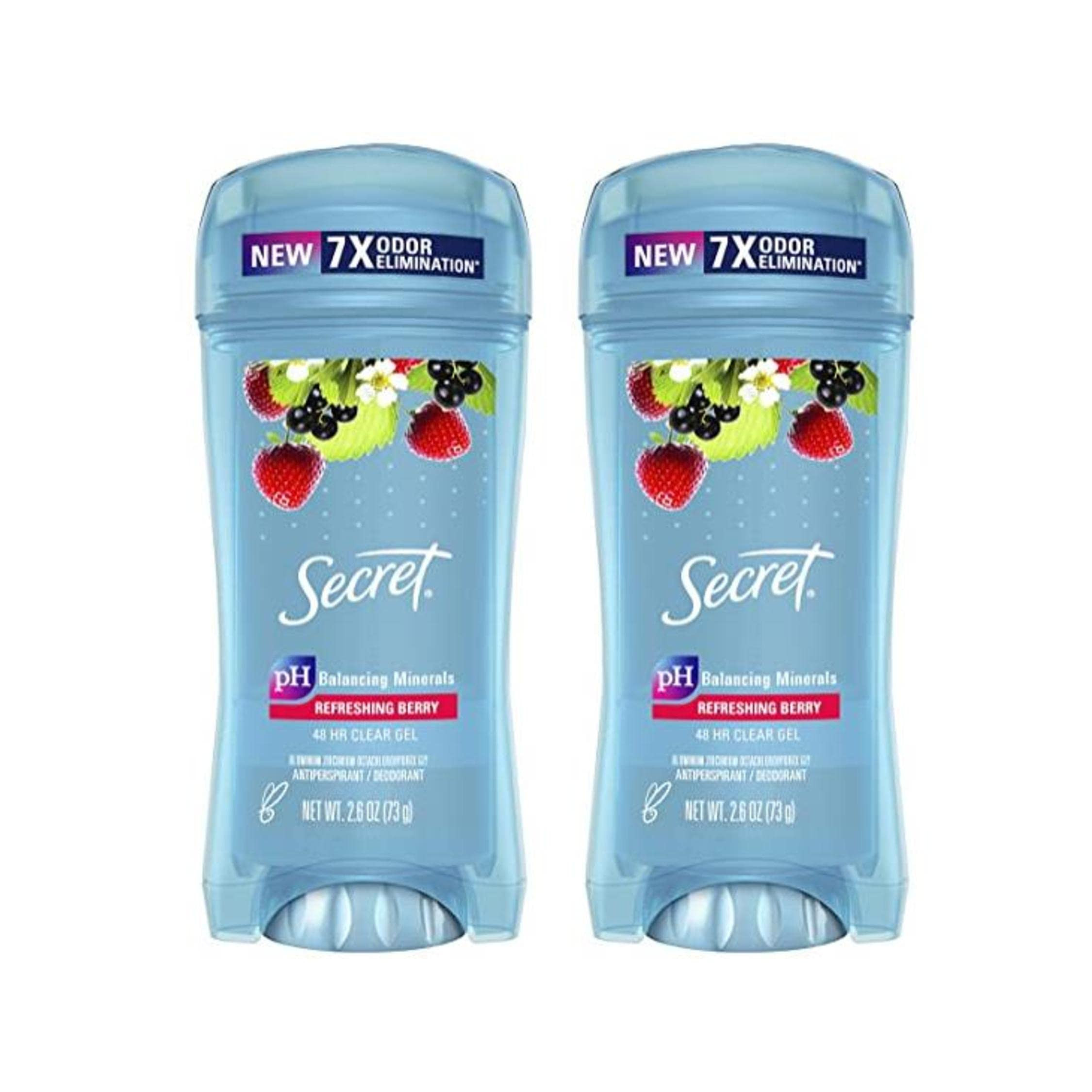 Secret Refreshing Berry, Twin Pack of 2.6oz, Packaging May Vary | Amazon (US)