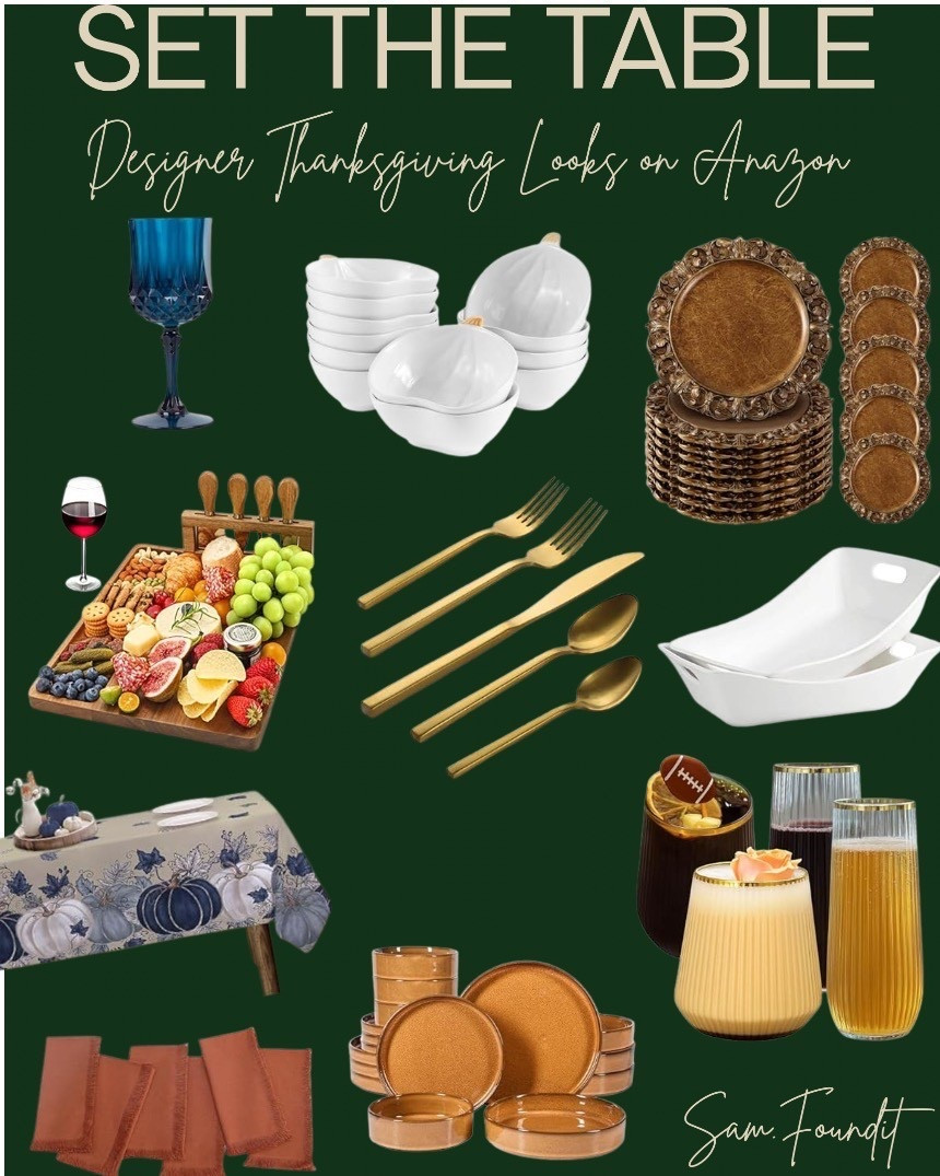 These looks are GIVING expensive table for an affordable grab! Shop the best designer looks on Amz!

#LTKHoliday #LTKSeasonal #LTKFamily