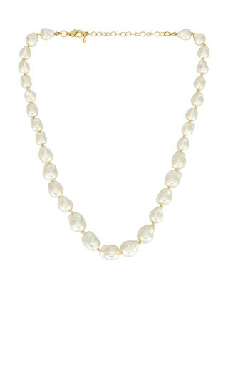 Tatum Necklace in Pearl | Revolve Clothing (Global)