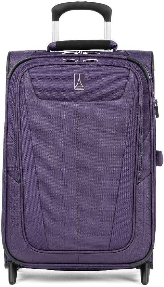 Travelpro Maxlite 5 Softside Expandable Upright 2 Wheel Carry on Luggage, Lightweight Suitcase, M... | Amazon (US)