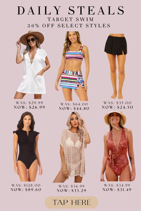 Select styles of Targets swimwear is up to 30% off today!! I’m linking some of my favorites! 

#LTKtravel #LTKstyletip #LTKswim