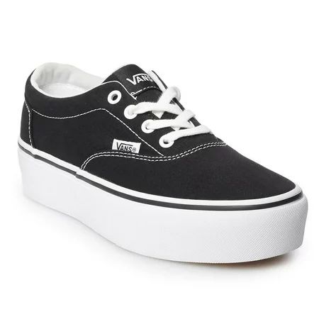 Vans Doheny VN0A4U21187 Women s Black and White Platform Skate Shoes KHO234 (10) | Walmart (US)