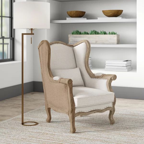 Lorinda Upholstered Wingback Chair | Wayfair North America