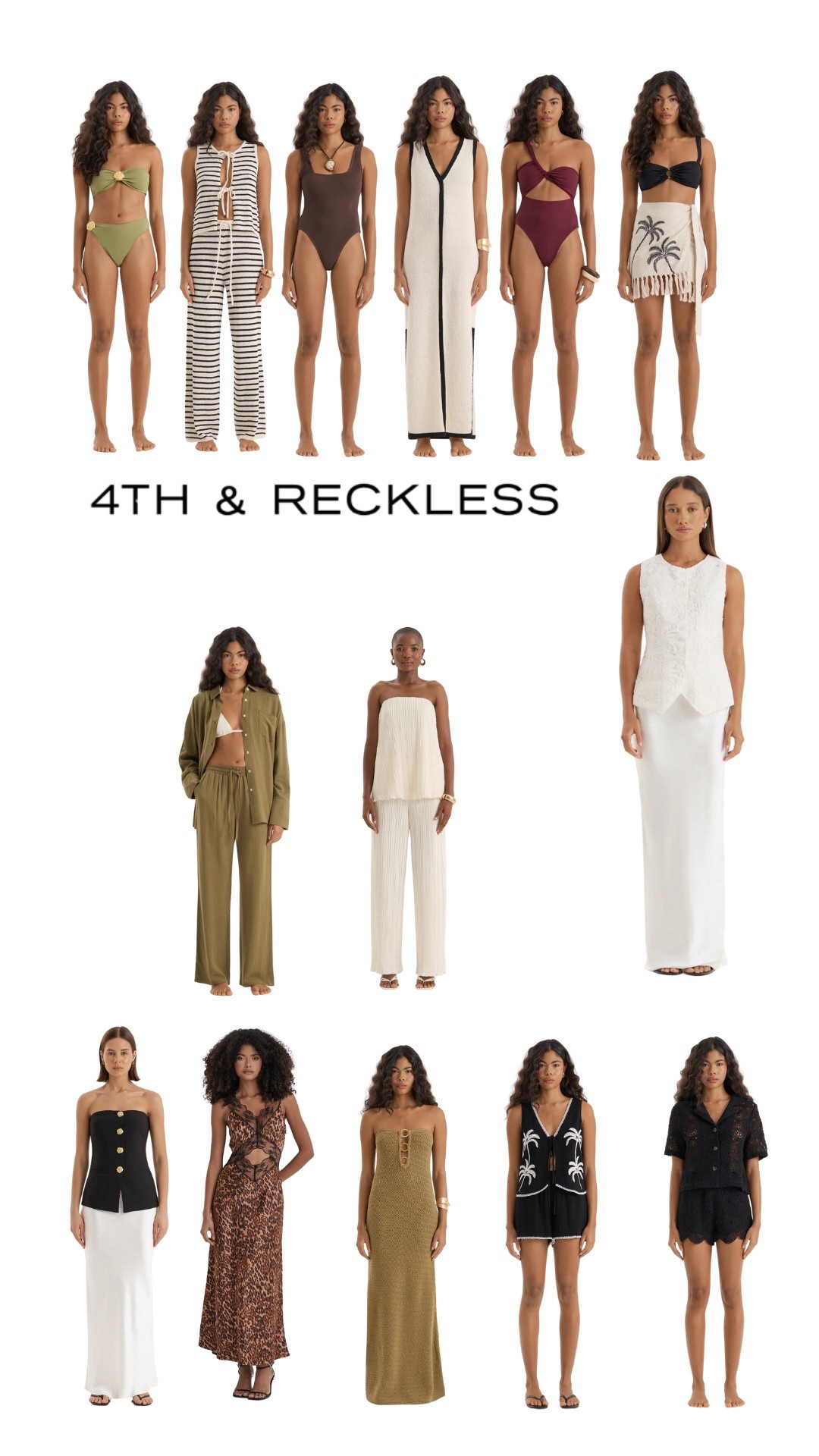 Holiday outfit, bikini, swimsuit, swimwear, holiday dress, wide leg trousers, crochet, 4th & reckless, olive green, leopard print dress, spring outfit

#LTKspring #LTKtravel #LTKsummer