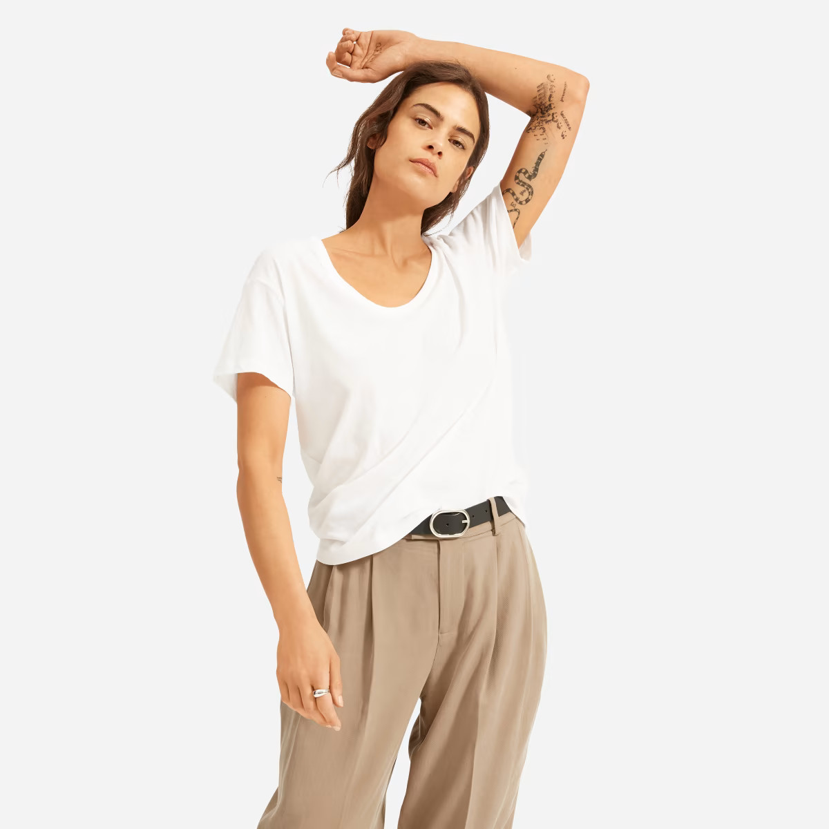 The Air Scoop-Neck Tee | Everlane