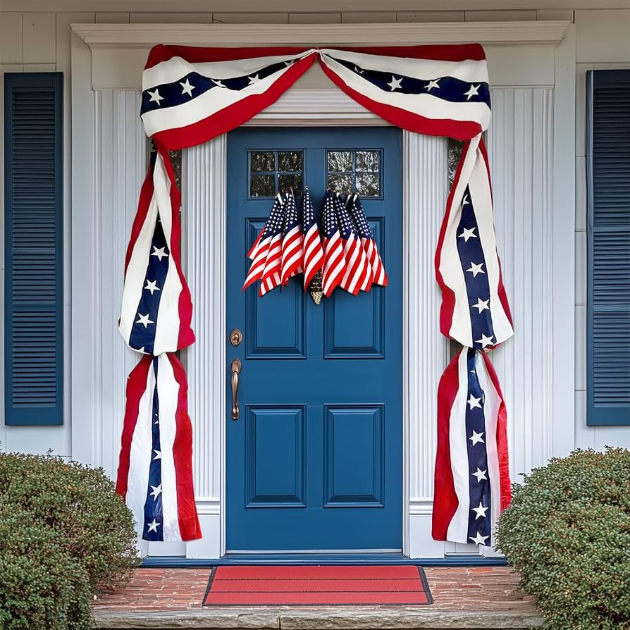 4th of July Decorations American Banner with Stars, 250th Anniversary American Banner Flag (1PCS)... | Amazon (US)