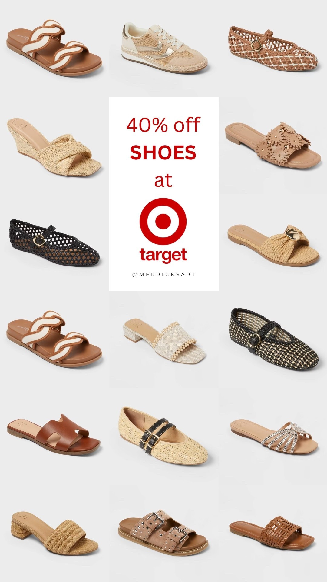 40% off shoes today at @Target perfect for Spring/Summer! ☺️💛

#LTKSaleAlert #LTKSeasonal