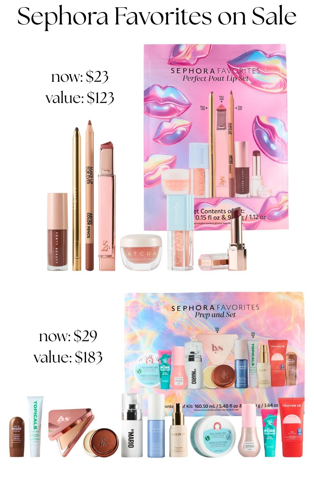 Sephora favorites on sale!! Lip kit and prep and set make up and skincare bundle! Today only! 

#LTKSaleAlert #LTKBeauty #LTKgrwm
