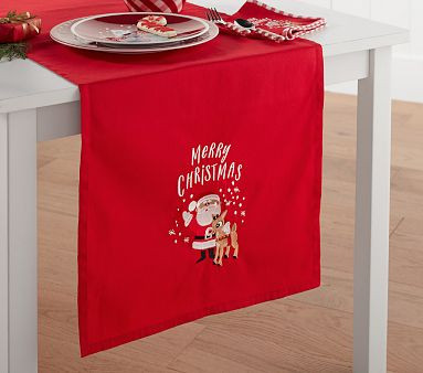 Rudolph® Table Runner | Pottery Barn Kids | Pottery Barn Kids