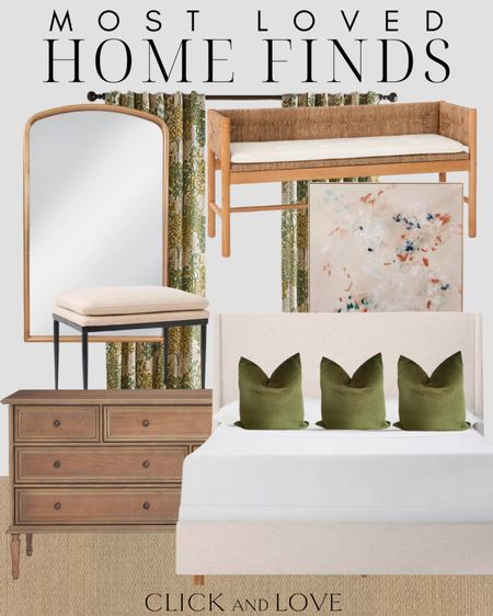 Most Loved home finds from last week! A fabulous bench and large floor mirror. Shop everyone’s recent favorites below. 

Target finds, target home, neutral bed, artwork, wall art, under $20, bench, ottoman, wooden dresser, storage solutions, velvet pillows, pillow cover, home decor, interior design, accent home finds, drapery, curtain panels, budget friendly art, Walmart home, area rug, neutral rug

#LTKfindsunder100 #LTKhome #LTKstyletip