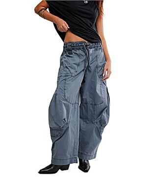 Free People We The Free Onset Mid Rise Parachute Cargo Pants -  M | Dillard's