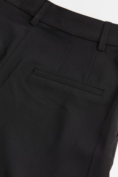 Wide trousers - Black - Ladies | H&M GB | H&M (UK, MY, IN, SG, PH, TW, HK)