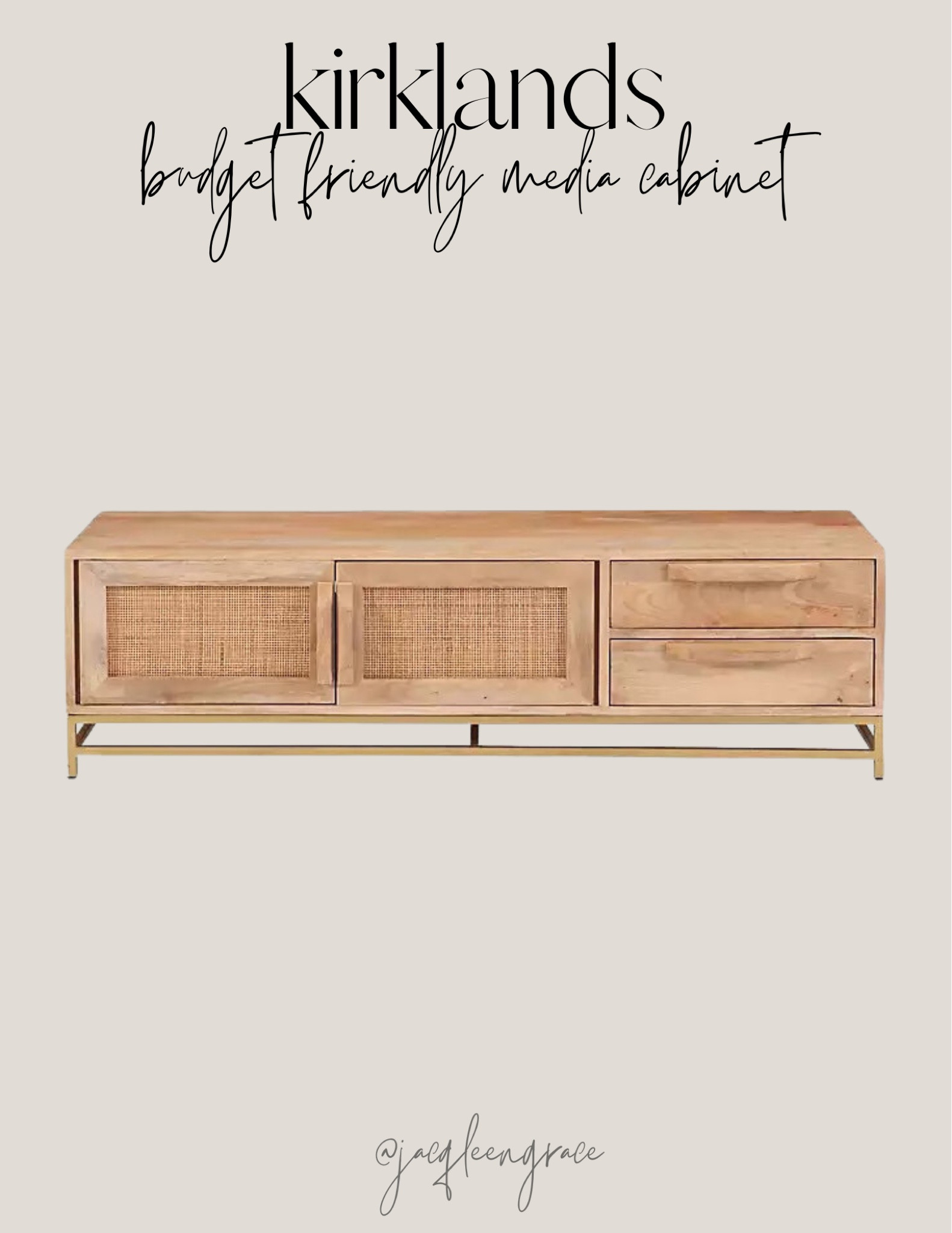 Kirklands budget friendly media cabinet. Budget friendly finds. Coastal California. California Casual. French Country Modern, Boho Glam, Parisian Chic, Amazon Decor, Amazon Home, Modern Home Favorites, Anthropologie Glam Chic. 

#LTKstyletip #LTKhome #LTKFind