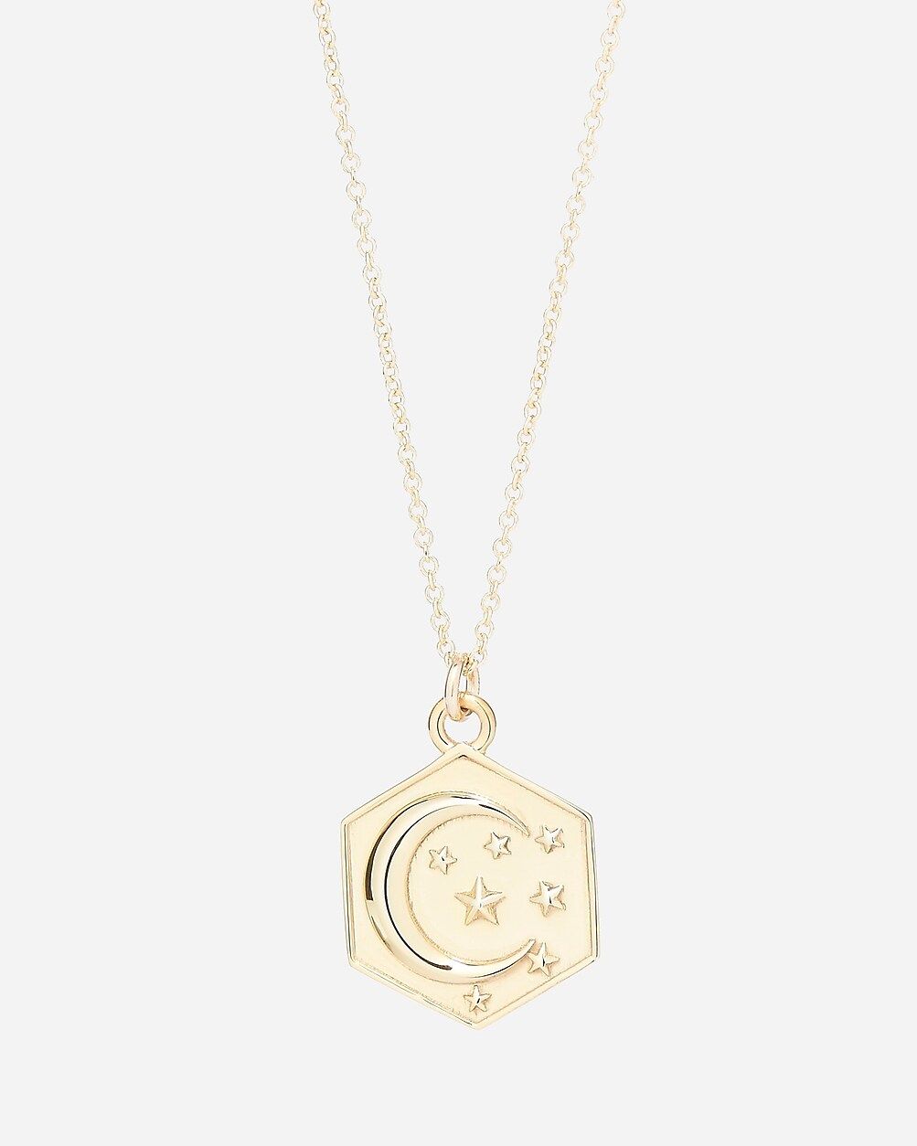 TALON JEWELRY moon and stars hexagon pendant | J. Crew US