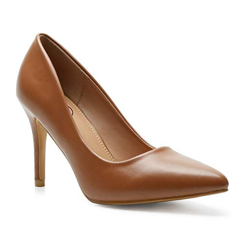 Trary Women’s High Heel Dress Pump Pointed Toe Shoe Classic Office Special Dressy Casual | Amazon (US)