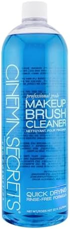 Cinema Secrets Original Blue Vanilla Makeup Brush Cleaner Solution - Professional Cleanser for Ma... | Amazon (US)