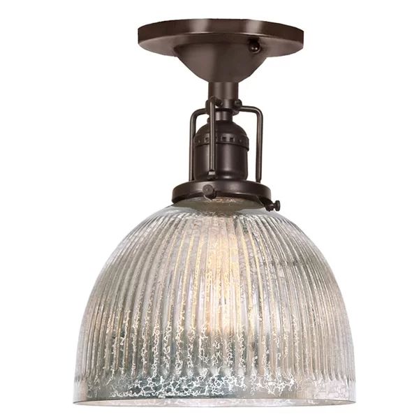 Shumway Glass Semi Flush Mount | Wayfair North America