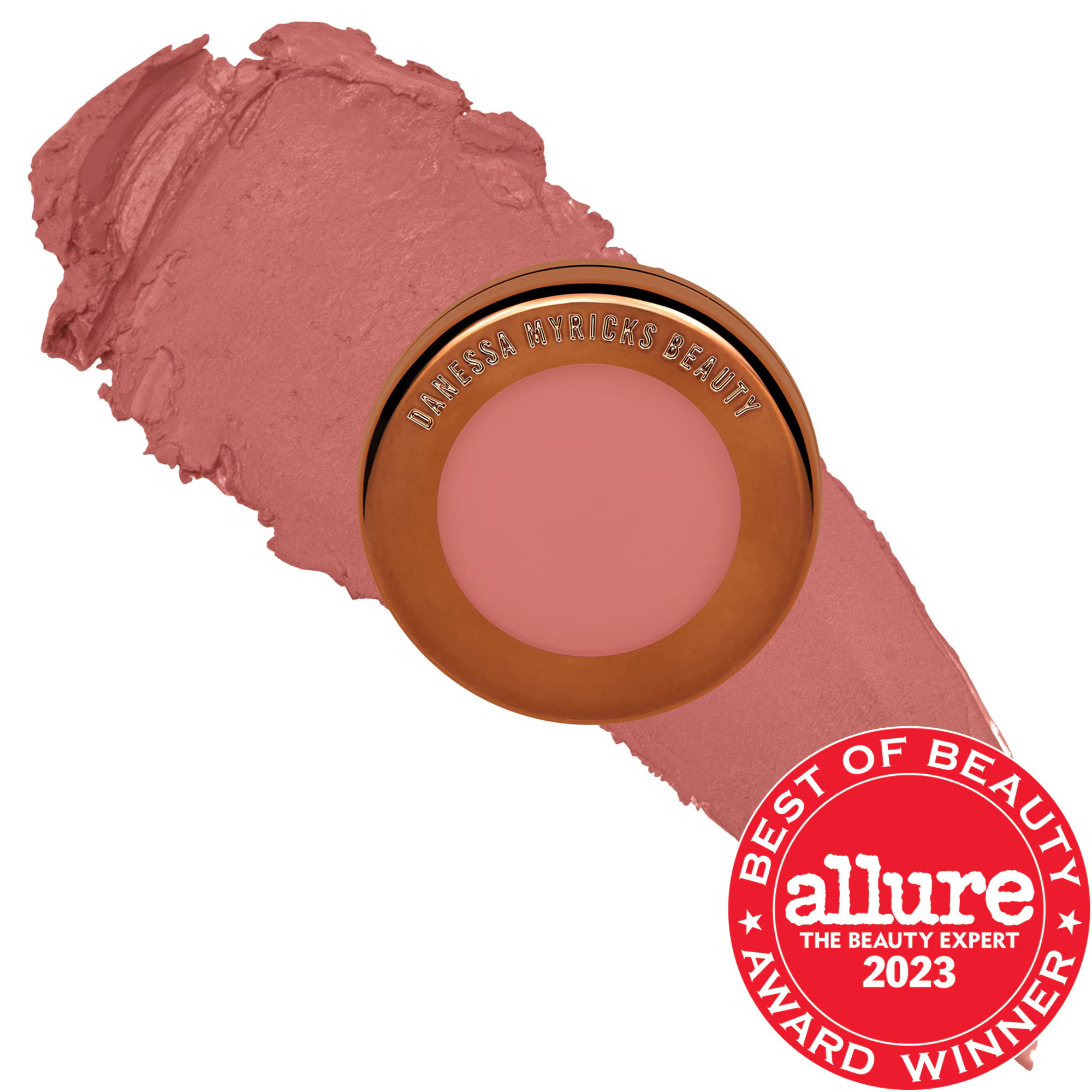 Danessa Myricks Beauty Yummy Skin Blurring Balm Powder Flushed - Matte Color for Cheek & Lip Rosé N Brunch 0.21 oz / 6 g | Sephora (US)