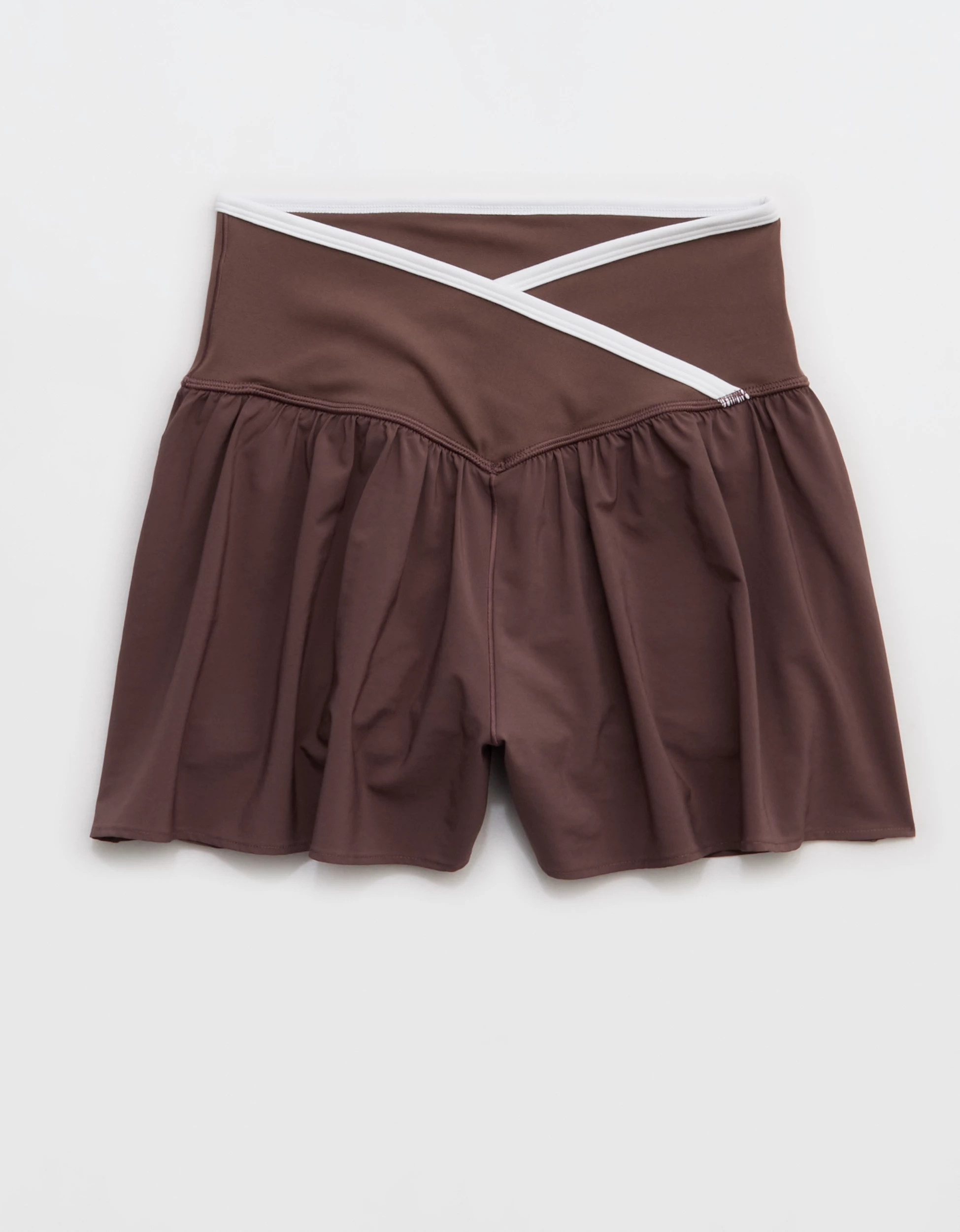 OFFLINE By Aerie Real Me Tipped Crossover Flowy Short | Aerie