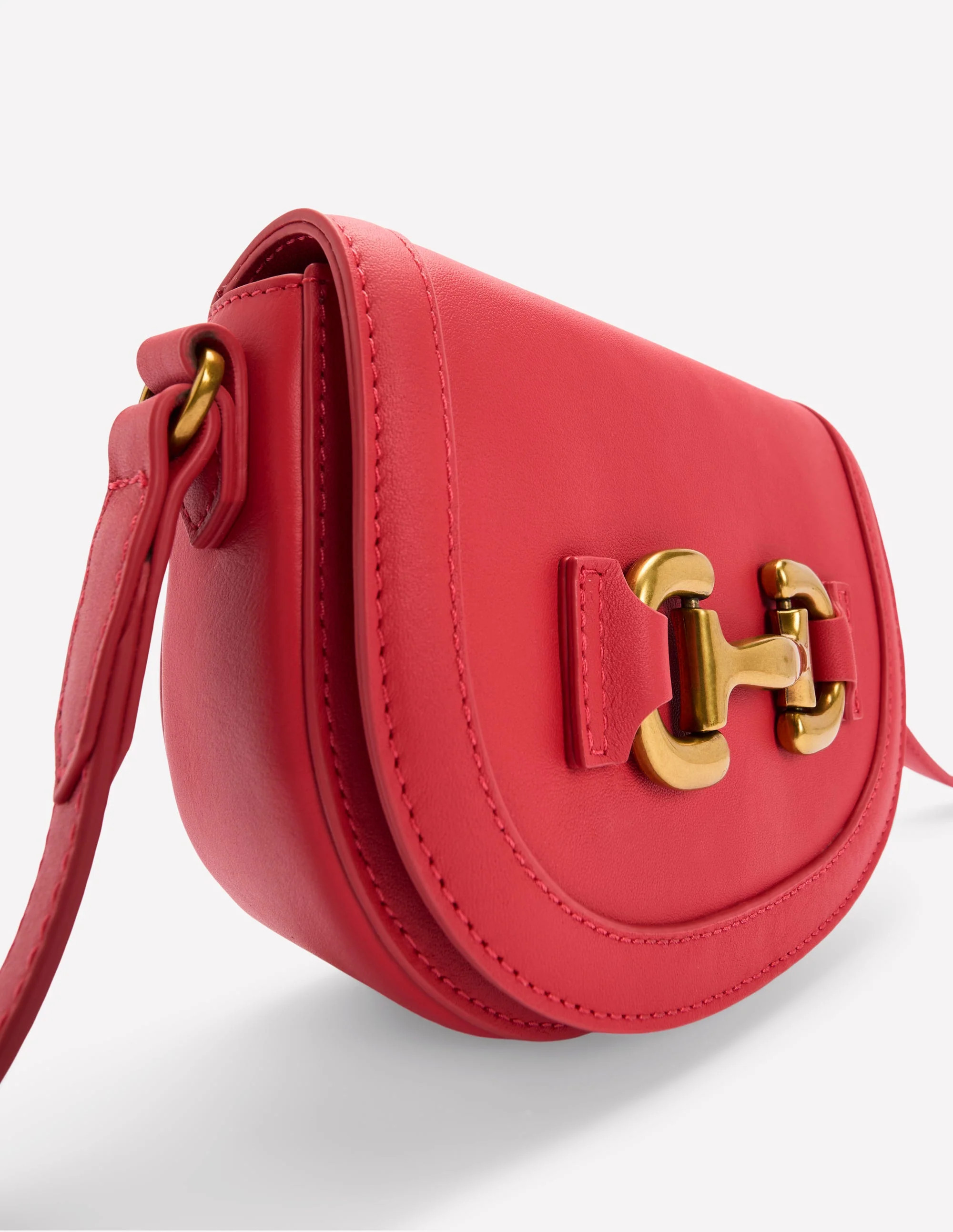 Iris Leather Mini Satchel-Red | Boden (US)