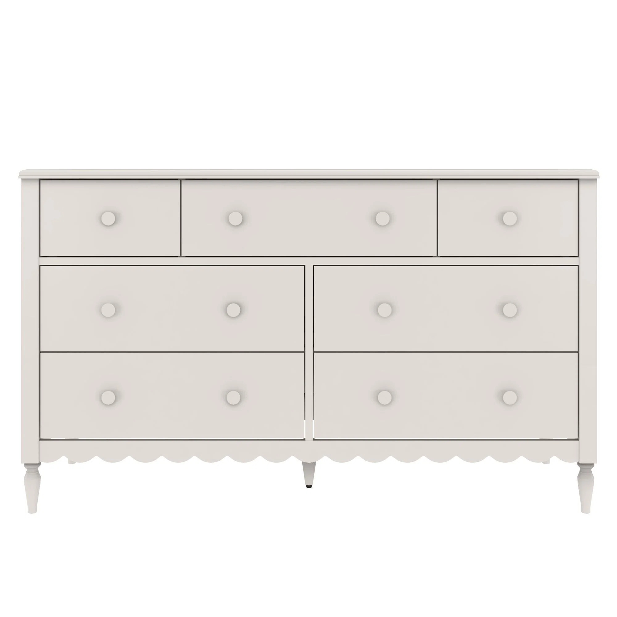 Charlotte 7 Drawer Dresser, Pecan | Wayfair North America