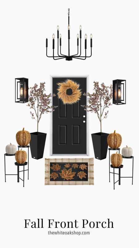 Modern neutral fall porch | fall decor | porch decor | fall tree 

#LTKSeasonal #LTKFind #LTKhome