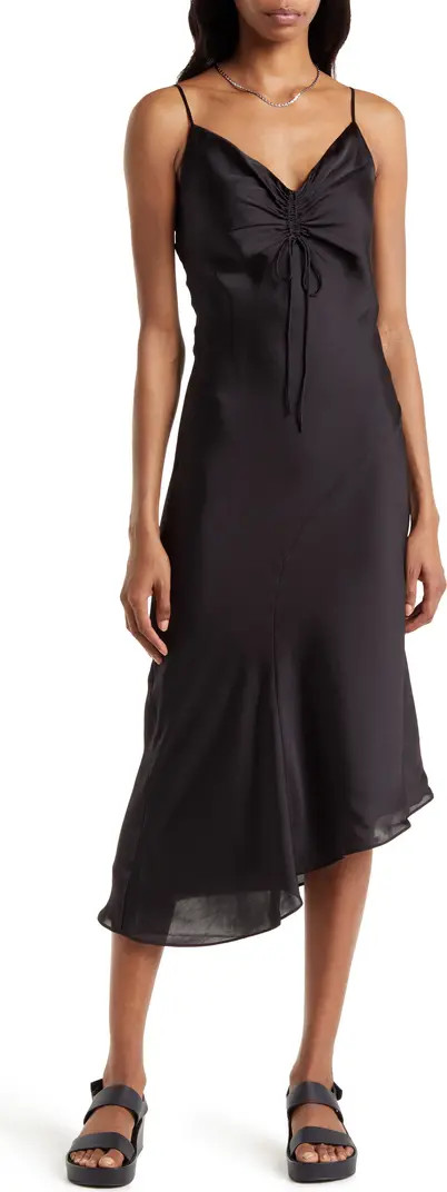 AllSaints Alexia Asymmetric Slipdress | Nordstromrack | Nordstrom Rack